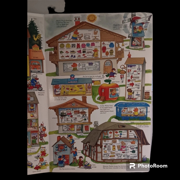 Biggest Word Book Ever... board...16"×24" by Richard Scarry - Picture 5 of 13